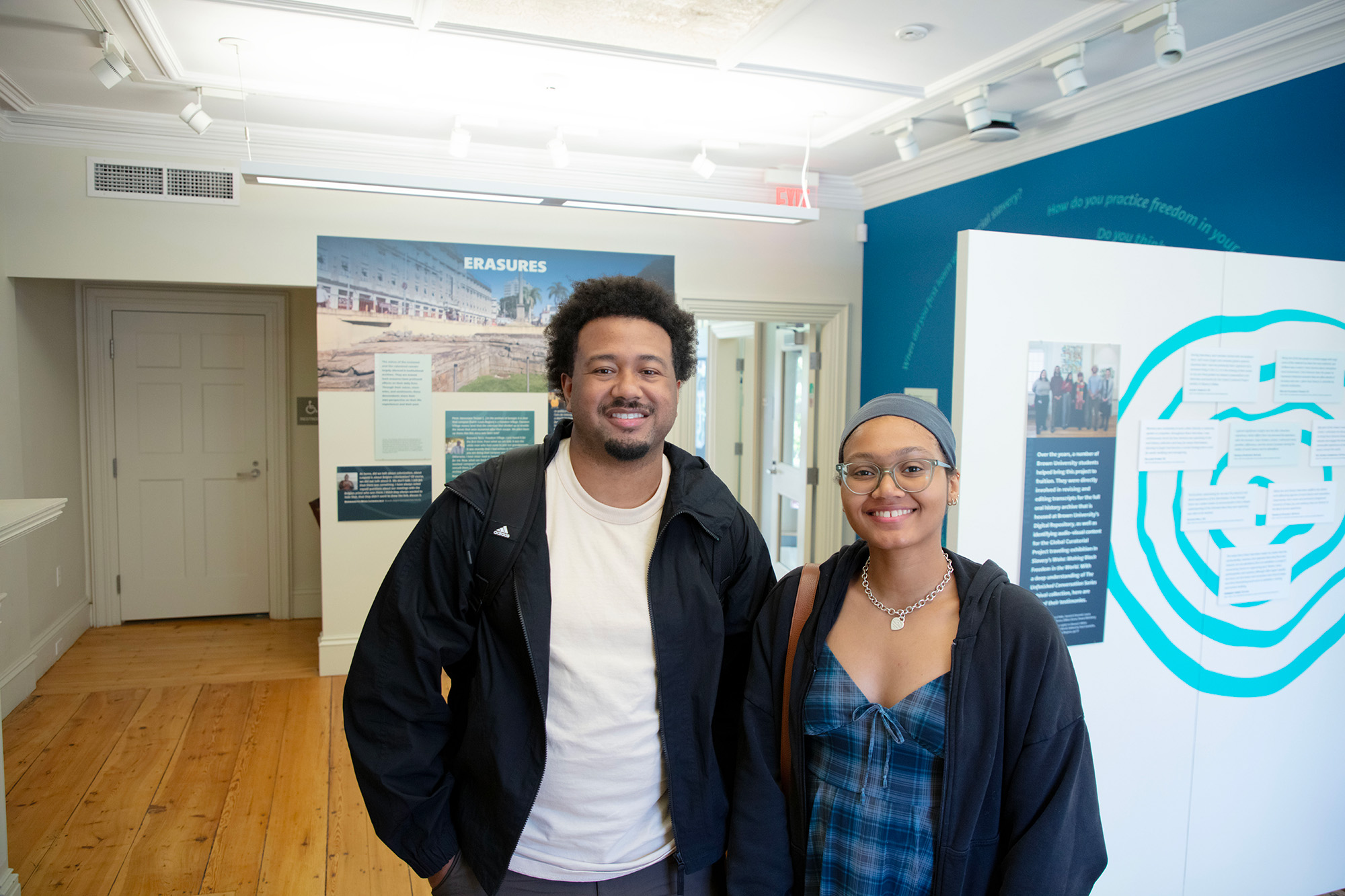 Two people standing for a picture