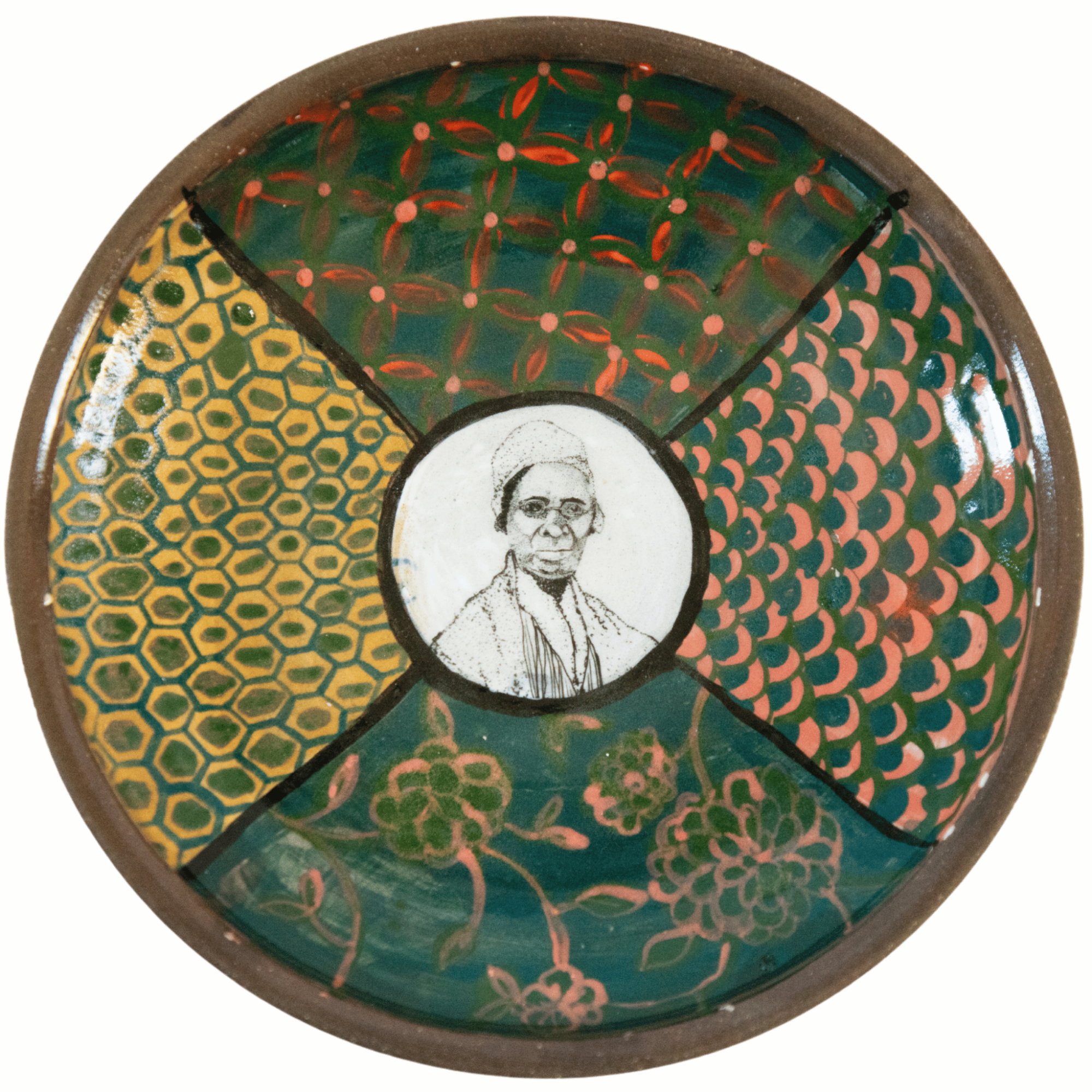 Sojourner Truth decorated plate